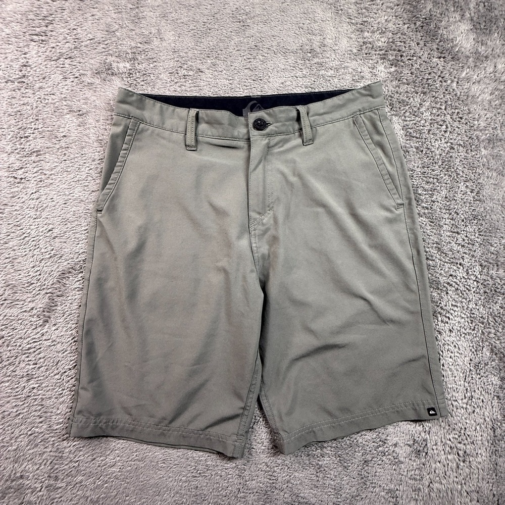 Quiksilver Amphibian Shorts M Gray Hybrid Chino Surf Skate Outdoor Water